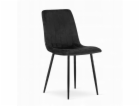 Taakie Meble Židle LAVA - černý samet x 4