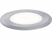 Paulmann Vestavné svítidlo HOUSE LED 2W 60lm 3000K IP67 Kulaté 230V Kartáčované železo / nerezová ocel