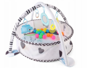 TK Import Hrací podložka do bazénu s míčky 2 v 1 TinyMini JL626-2D