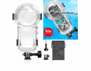Puluz Vodotěsné pouzdro pro podvodní použití, vodotěsné pouzdro až do 60 m pro Insta360 X5 / X 5 / Pu756t