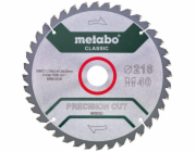 Metabo PŘESNÁ KOTOUČOVÁ PILA NA DŘEVO 216*30MM 40WZ
