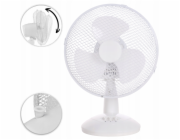 UN STOLNÍ VENTILÁTOR 30 CM BÍLÝ