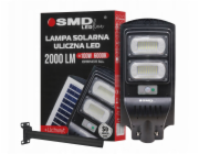 UN LED SOLÁRNÍ POULIČNÍ LAMPA 100W 10AH 6000K 2000LM + DRŽÁK
