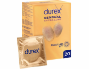 Durex Kondomy Sensual Extra Lube s extra lubrikantem 20 ks