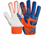 Reusch Brankářské rukavice Attrakt Starter Solid Finger Support Junior oranžovo-modré 5472511 2290 8