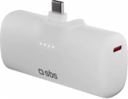 SBS Mobile Powerbanka SBS EcoPower 5000 mAh 10W s vestavěným portem USB-C - bílá