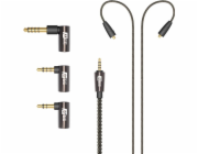 MEE audio Grafitový audio kabel MEE MMCX OFC 2,5 mm/3,5 mm/4,4 mm