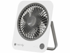 Techly Mini bezdrátový stolní ventilátor se 4 režimy a st...