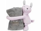 Trixie Trixie Junior Bunny and Blanket Set šedá/růžová 75x50