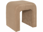 Atmosphera Manšestrová taburetka Sevi, pouffe, béžová