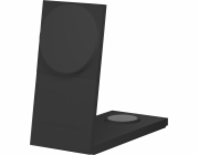 Native Union Bezdrátová nabíječka Rise 3-v-1 INT Qi2 – 15W bezdrátová nabíječka Qi2 pro tři zařízení, kompatibilní s MagSafe, adaptér a zástrčky EU a UK součástí balení (černá)