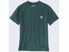 Carhartt Tričko Dearborn Relax Pocket Greenstone
