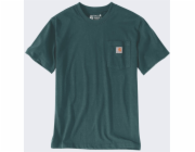 Carhartt Tričko Dearborn Relax Pocket Greenstone