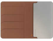 Uniq Pouzdro na pas Belmont s RFID blokováním Apple Find My, karamelová béžová