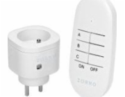 Orno Bezdrátová mini zásuvka s dálkovým ovládáním 1+1 Or-Gb-461 Orno