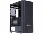 Zenpc Počítačová skříň Z5 Mesh, černá, 4x Fander P12 PWM PST 120mm