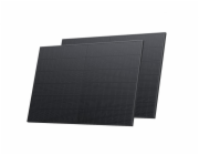EcoFlow sada 2x 400W rigidních solárních panelů