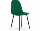 Leobert Židle COMO - tmavě zelený samet x 1