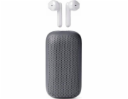 Lexon Bezdrátová Bluetooth sluchátka Lexon Speakerbuds, šedá/šedá LA127G