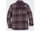 Carhartt Košile Midweight Pleid TMAVĚ SE Flanel