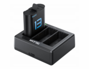 Telesin USB nabíječka + 2x dobíjecí baterie pro GoPro Hero 13 černá / / S0-ecb-07-tgp
