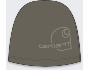 Carhartt Flísová čepice s raženým vzorem v barvě Dusty Olive