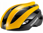 RockBros Univerzální cyklistická helma nastavitelná velikost M, černá a žlutá, ROCKBROS