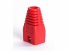 Ochrana pro konektor RJ45, non-snag-proof - červená, 100ks