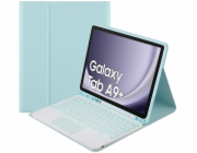 Strado Pouzdro s Bluetooth klávesnicí a touchpadem pro Galaxy Tab A9 Plus (modré)