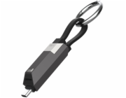 Adidas 4smarts USB-C - USB-C kabel 0,06 m grafitový (548240)