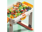 LeanToys Stavební kostky 3 v 1 stůl obsahuje 55 prvků A3w