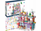 LeanToys Stavební kostky dívčí vila 216 prvků A3w