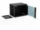 Alantec Nástěnná skříň 19 9U 600x450, jednokřídlé skleněn...