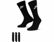 Nike Dlouhé ponožky Sportswear Everyday Essential černé, velikost 36 - 39