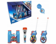 Joy Toy Sada 4 v 1 vysílaček, svítilny, dalekohledu a kompasu pro děti Batman Superman / 23933 DC