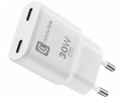 Cellular Line Cellularline USB-C Duo GaN Reiselader 30W bílý