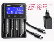 NoName Nabíječka pro Li-ion baterie 1,5V / 3,6 / 3,7V / Li-FePO4 / Ni-MH, sada se zdrojem - 4 kanály