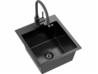 Quadron Dřez LUKE 90 ocelový dřez černý