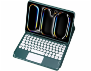 Strado Pouzdro s Bluetooth klávesnicí a touchpadem pro iPad Pro 13 Gen5 (zelené)