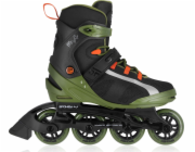 Spokey Rekreační kolečkové brusle MrFIT, zelené, velikost 41