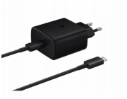 Samsung Nabíječka EP-TA845EWE 45W s kabelem USB-C Samsung EP-DW767JWE 45W 1,8 m (OOB Bulk - Náhradní balení) - Černá