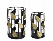 Lumarko Kovové svíčky na čajové svíčky, ozdobné lístky, 2 kusy