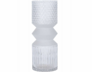 Dekoria Skleněná váza GEOMETRICKÁ, 30 cm