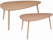 Atmosphera Sada 2 stolků Mileo L přírodní