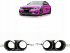 MTuning Černé koncovky tlumiče výfuku BMW 3 (G20) Sedan 2...