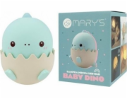 Plexido Modré LED noční světlo s dinosaurem