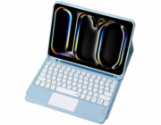 Strado Pouzdro s Bluetooth klávesnicí a touchpadem pro iPad Pro 11 Gen5 (modré)