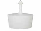 Bigbuy Home Stropní lampa, závěsná, bílá, O 31 cm