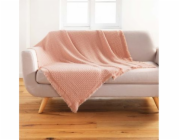 Douceur d`Interieur Interiérový design Deka Coraline - pudrově růžová 125x150