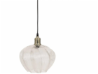 Atmosphera Závěsná lampa PHYLAS s květinovým skleněným st...